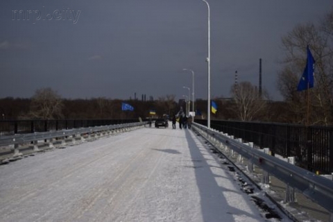 Открыт мост между Северодонецком и Лисичанcком