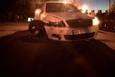 Пьяный водитель устроил аварию в Краматорске