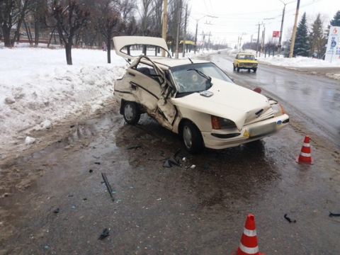 В Краматорске в результате столкновения автомобилей пострадала женщина