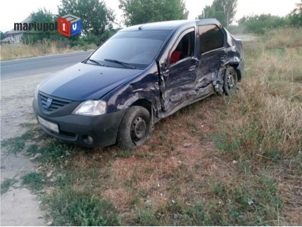 ДТП под Мариуполем: пострадала девушка-водитель