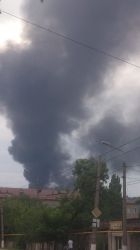 На Луганщине взорвалась цистерна с горючим