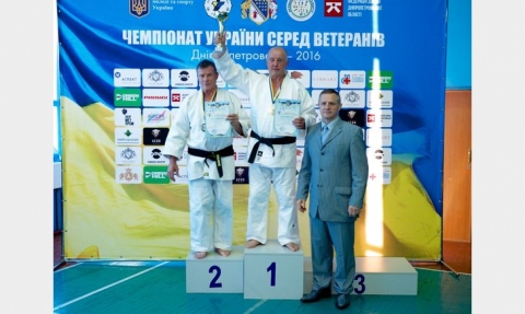 Ветеран из Славянска завоевал золото на соревнованиях по дзю-до