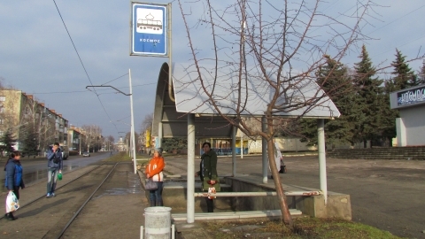 В Дружковке остановки общественного транспорта нуждаются в капитальном ремонте