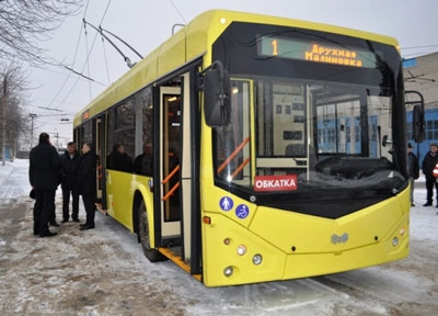 В Краматорске испытывают новый троллейбус