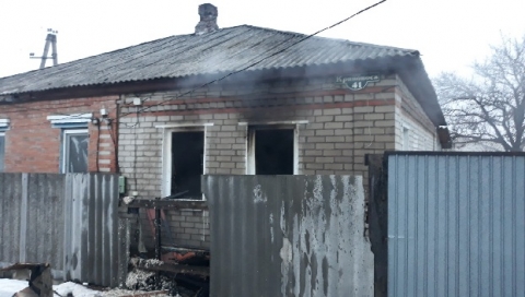  Во время пожара в Славянске погиб мужчина