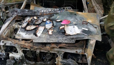 В Дружковке в салоне легкового автомобиля сгорел мужчина