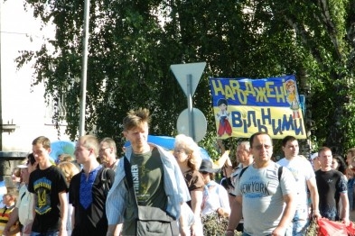 В Краматорске прошел Марш Мира