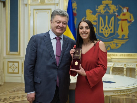 Джамале присвоили звание народной артистки Украины
