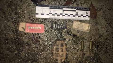 Житель Бахмутского района нашёл гранату и патроны