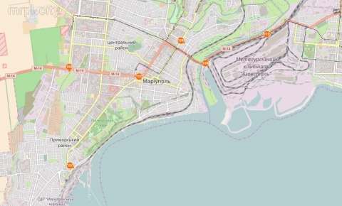 В Мариуполе маршрутки появились на карте в режиме online