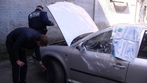 Житель Славянска 2 года прятал в гараже служебный автомобиль милиции, который был угнан при захвате горотдела