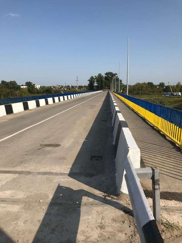 Японцы помогли реконструировать мост через реку Айдар в Старобельске