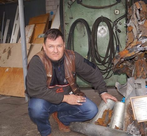 Мастер из Северодонецка создает сувениры и скульптуры из металлолома