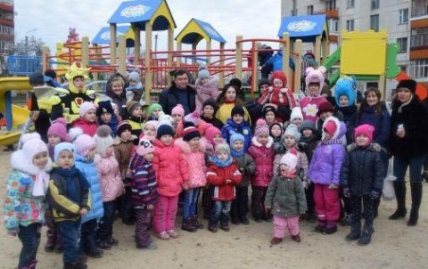 В Северодонецке установили детский игровой комплекс европейского образца