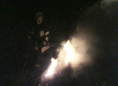 На Луганщине сегодня ночью сгорело сено
