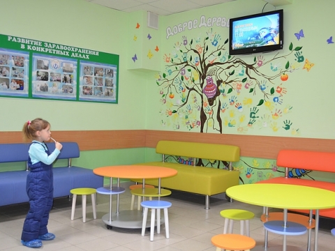 В северодонецкой детской поликлинике начали ремонт