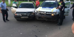 С почином: славянские патрульные полицейские попали в ДТП