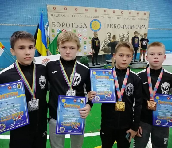 Школьники из Краматорска завоевали четыpе медали  Всеукраинского турнира по греко-римской борьбе