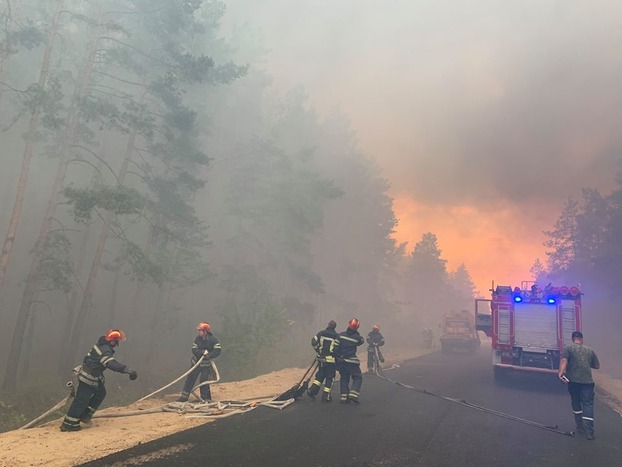 Масштабные пожары на Луганщине: погиб человек, уничтожено более 100 домов