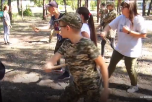На Луганщине заработал детский лагерь «Единая Украина»