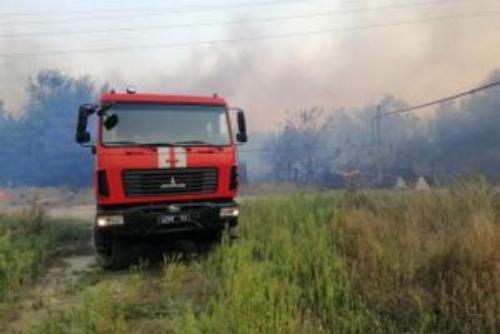 В Луганской области обоpудовали больницу для эвакуации людей из зоны пожаров