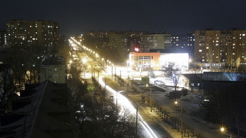 В Краматорске на освещение улиц потратили  8 млн грн