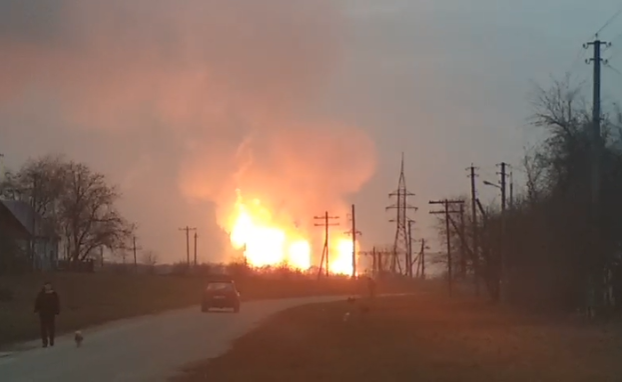 В Полтавской области прогремел взрыв на газопроводе: видео В Полтавской области прогремел взрыв на газопроводе: видео