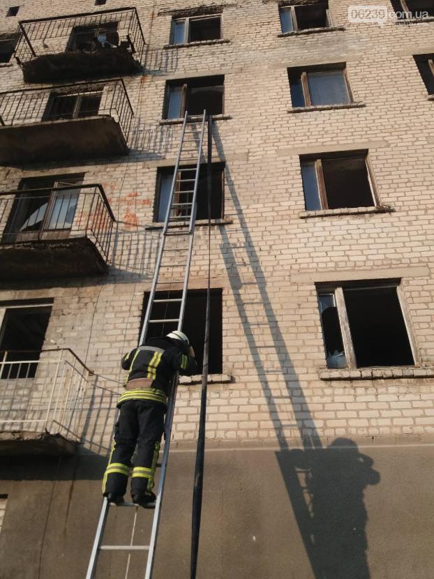 В Покровске произошел пожар  в общежитии  микрорайона «Солнечный»