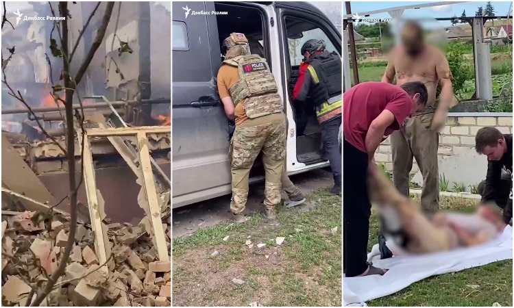 Селище Райське Дружківської громади з ночі знаходиться під російськими обстрілами Селище Райське Дружківської громади з ночі знаходиться під російськими обстрілами