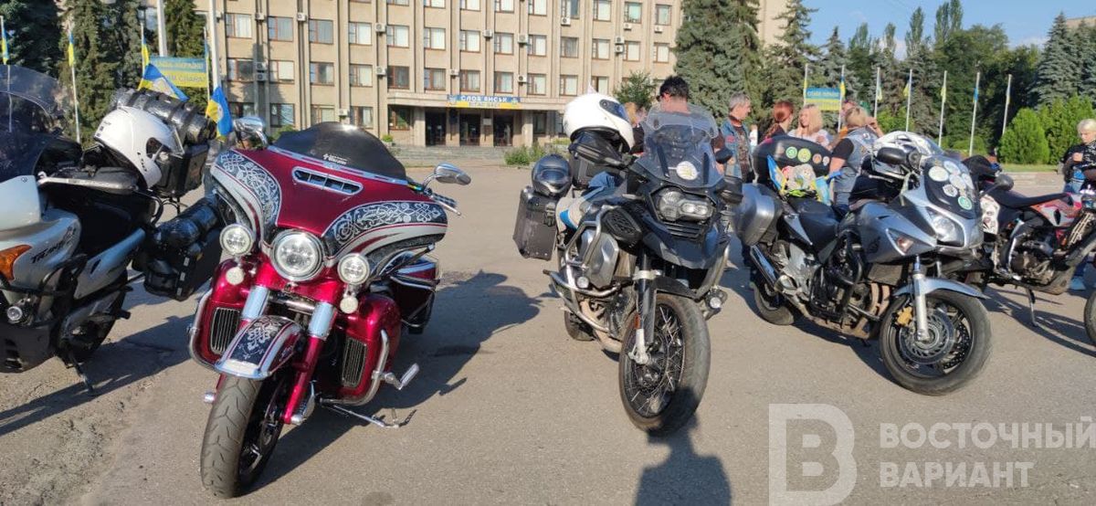 В Краматорск прибыли байкеры «мотопробега единства»