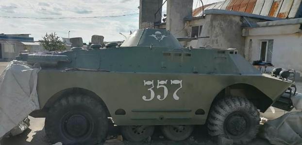 В Лисичанске нашли военную машину,  принадлежавшую боевикам