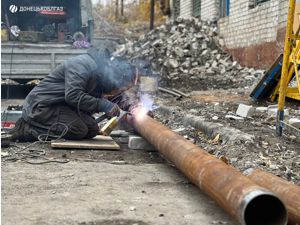 Краматорські газовики замінили ділянку пошкодженого газопроводу