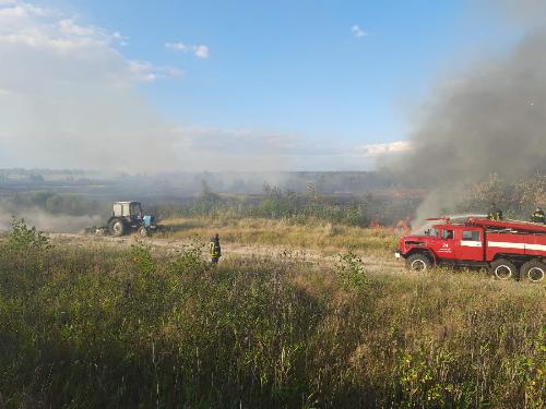 Еще один масштабный пожар на Луганщине 