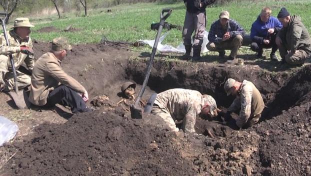 Мужчина в огороде нашел останки солдат