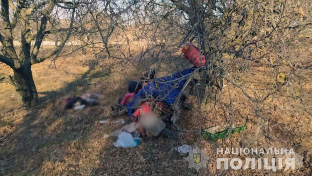 В Донецкой области мотоцикл вылетел с дороги — ребенок погиб, три человека пострадали