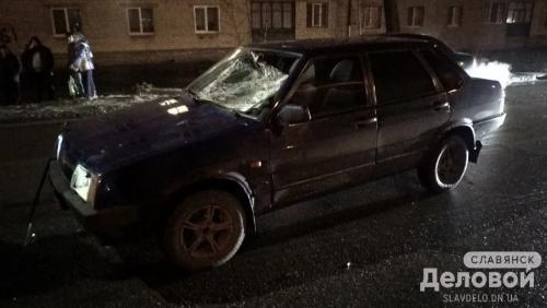 В Славянске нетрезвый пешеход попал под машину