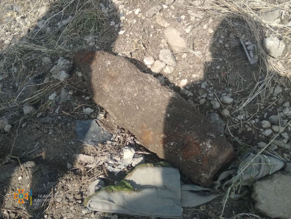 В Маруиполе нашли снаряд времен Второй мировой войны