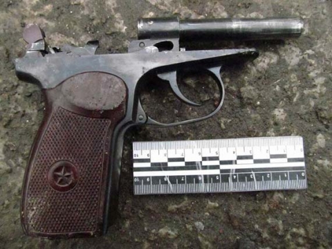 В центре Славянска нашли огнестрельное оружие