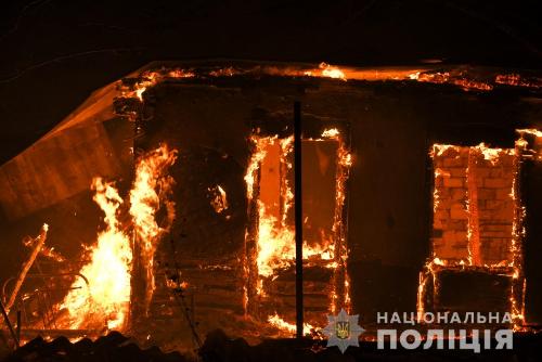 По фактам возгораний в Луганской области полиция открыла 7 уголовных производств