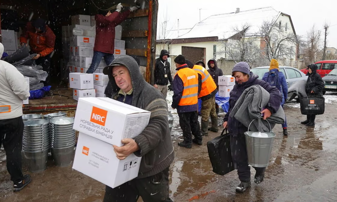 NRC зупинили роздачу допомоги 57 тис. людей у громадах уздовж лінії фронту