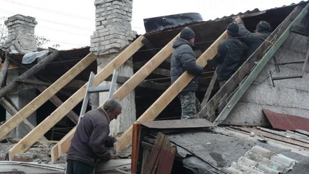 В Бахмутском районе намерены восстановить сто пятьдесят поврежденных в ходе боевых действий домов