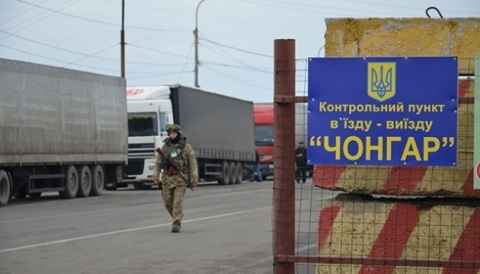 Украинские власти на границе с Крымом хотят построить дамбу
