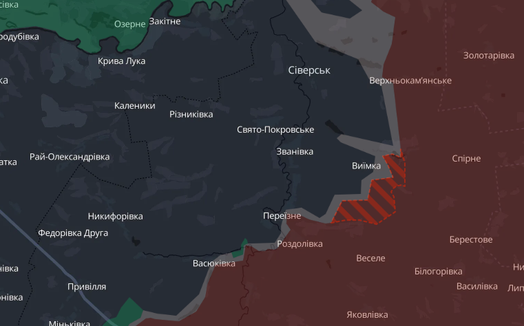 Російські війська просунулися на Сіверському напрямку Російські війська просунулися на Сіверському напрямку