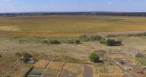 В Донецкой области высохло озеро