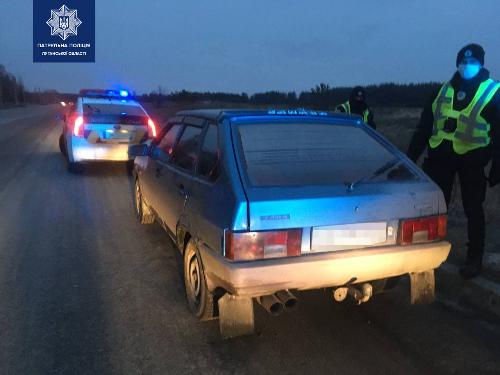 В Рубежном остановили водителя-наркомана 