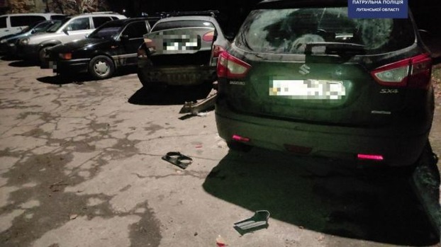 Пьяный водитель протаранил три иномарки в Рубежном