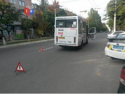 В Мариуполе произошло ДТП с участием маршрутки