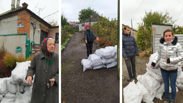 Местных жителей в Славянске обеспечат топливными брекетами