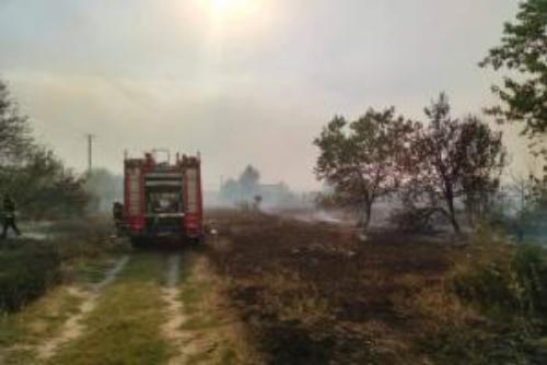 В Луганской области подорвался пожарный автомобиль