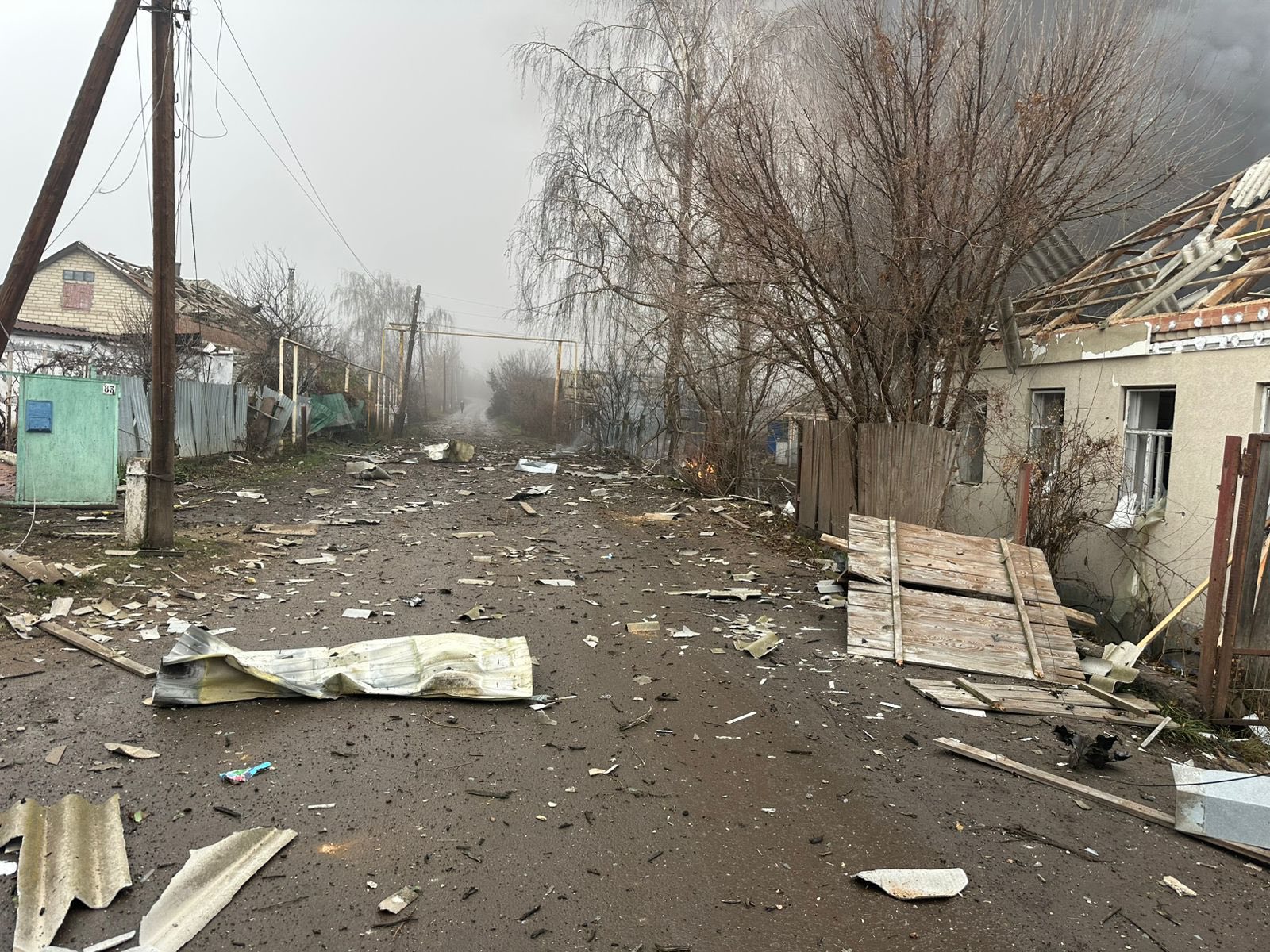 Шахеди атакували Билбасівку: 1 поранений, 20+ будинків пошкоджено